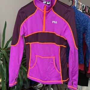 Lightweight purple sweatshirt